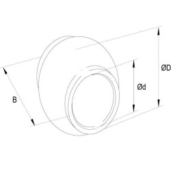 Viršutinės sijos rutulys Cat.3/3 Ø32/60x51mm TL960320SKR