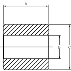 Adapterio įvorė 22,6 - 28,7 mm Z922128KR