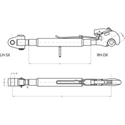 Viršutinė jungtis / kabliukas 510, M36 kat.3/3 CBM 3PGCGH3252