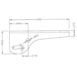 Kabliukų remonto komplektas kat. 3 TL100203KR