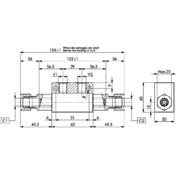 Pilotinis atbulinis vožtuvas 3/8" FPD3820L2ROSR