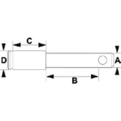 Padargo kaištis 22x54mm Cat.1/2 Vapormatic VLK5419