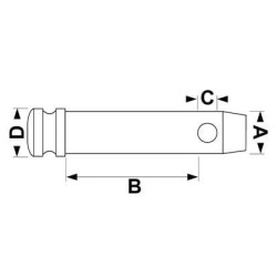 Sujungimo kaištis VLK7002
