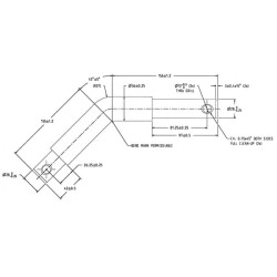 Kaištis 28/36/28x28 mm Kramp Z436135KR