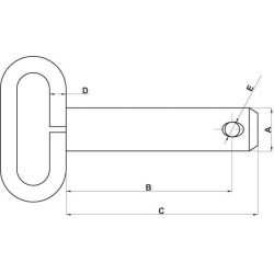 Smeigtukas su rankena 28x183mm Kramp Z528183KR