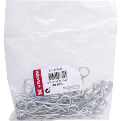 R-klipas dvigubas 2mm Kramp CL2DKR