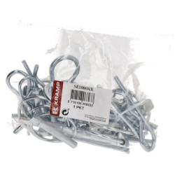 Smeigtukai ir R formos spaustukų rinkinys mažas Kramp SE1000KR