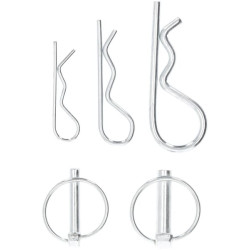 Smeigtukai ir R formos spaustukų rinkinys mažas Kramp SE1000KR