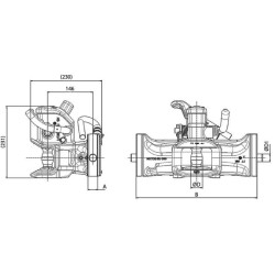 Priekabos sukabinimo įtaisas HS17001KU38