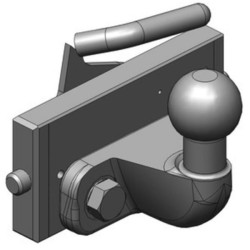 K50 vilkties rutulinis sukabintuvas, 160 mm 00508060A02