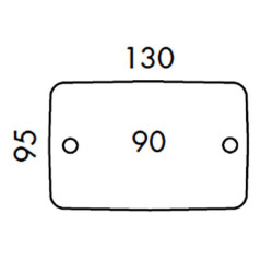 Rutulinis kombinuotas vilkimo kablys, 2 skylės WS400099