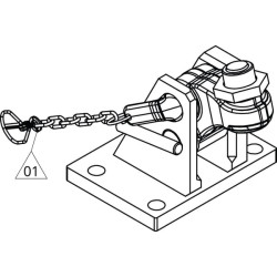 Užrakinamas pilnas K80 sunkiasvoris 02481349A43