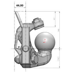 K80 Kopėčių prikabinimo įdėklas 05633055A11