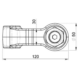 Užraktas K80 sunkiasvoris 024813131