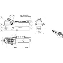 Prikabinimo įdėklas K80 00422032A20