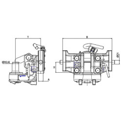 Vilkties kablys kardaninis movas HS1151P390