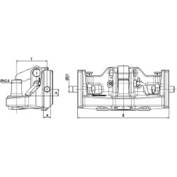 Vilkimo kablio karūnos mova 390mm C90330822