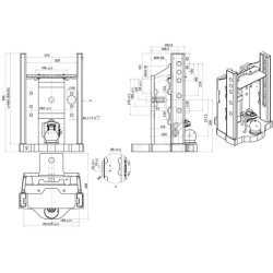 Kopėčių prikabintuvas K80 00146810A11