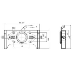 Adapterio plokštė 310 mm 07731054A02