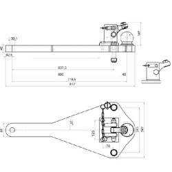Nešimo plokštė 80 mm 0096031110A11
