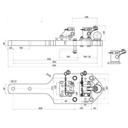 Nešiojimo plokštė 80 mm 0096031330A11