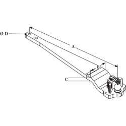 Nešiojamoji plokštelinė rutulinė mova 80 mm 8004599