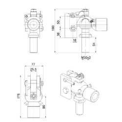 Buksyravimo rutulys K50 pilnas ilgas 02481300