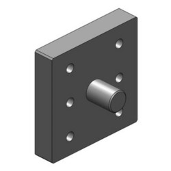 Suvirinimas ant montavimo plokštės 130x115mm 6x M20 00645020