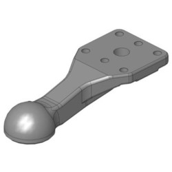 Vilkimo ąsos rutulys, horizontalus flanšas 00650940A02