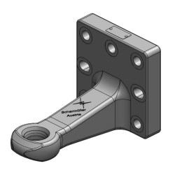 Vilkimo kilpa Ø40mm 145x145 versetzt su Buchse DIN 11026 00654500A02