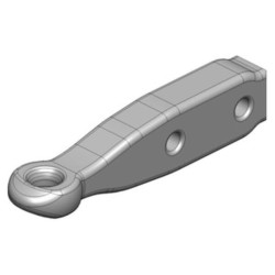 Vilkimo kilpa Ø40mm Schaft 100x65 2-Loch Ø28mm Stepa DIN 11026 006512130A02