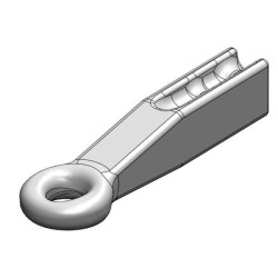 Vilkimo kilpa Ø50 mm H-Schaft 80x65 ISO 20019 00651412A01