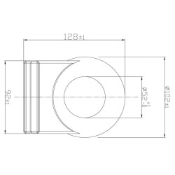 Trumpa vilkimo kilpa PC50128