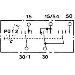 Uždegimo jungiklis P-0-1-2, Cobo 14110000