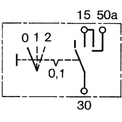 Uždegimo jungiklis Bosch 0342309008