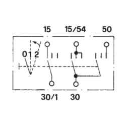 Uždegimo jungiklis 0-1-2, Cobo 14111000