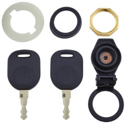 Uždegimo / starterio jungiklis, 12/24V, P-0-1-2-3, 10 kontaktų, įjungimo / išjungimo jungiklis / paleidimas / pašildymas 6JB0039