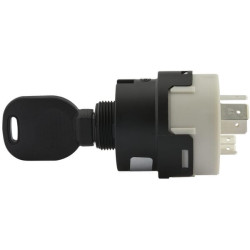 Uždegimo / starterio jungiklis, 12/24V, P-0-1-2-3, 10 kontaktų, įjungimo / išjungimo jungiklis / paleidimas / pašildymas 6JB0039