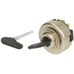 Užvedimo jungiklis su rakteliu, 12/24V, 4 padėtys, 16A, varžtiniai gnybtai SW10010KR