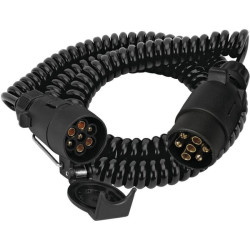 Spiralinis prailginimas 7 polių (5 laidai) 5 m Vyriškas/Moteris 484063