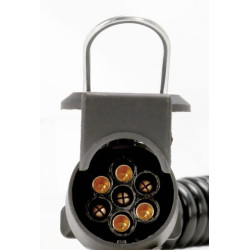 Spiralinis prailginimas 7 polių (5 laidai) 5 m Vyriškas/Moteris 484063