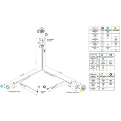 Kabelių rinkinys 14m 7 kontaktų/durtuvų 581098317KR
