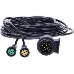 Kabelių rinkinys 7m 13 polių kištukas -2x 5 polių jungtis LA940007