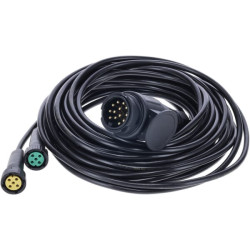 Kabelių rinkinys 7m 13 polių kištukas -2x 5 polių jungtis LA940007