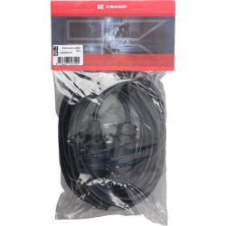 Kabelis 7 polių kištukas/lizdas 10 m LA404112