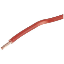 Kabelis 1x4,0 mm² raudonas KA1404