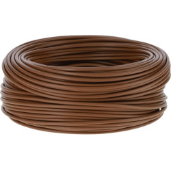Kabelis 1x1,5 mm² rudas KA1151