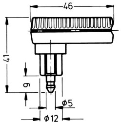 Kištukas 2 polių EL113100