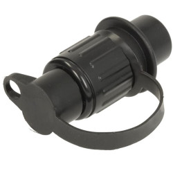 Kištukas 3 kontaktų, plastikinis, 12/24V, ašmenų gnybtai TR00013KR