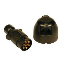 Plastikinis 7 kontaktų kištukas ir lizdas VLC2100